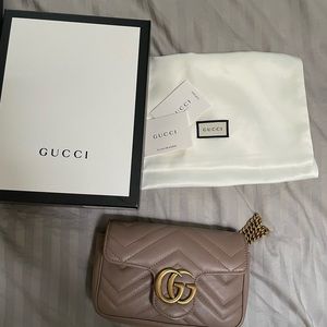 SOLD !! Pink Gucci marmot super mini